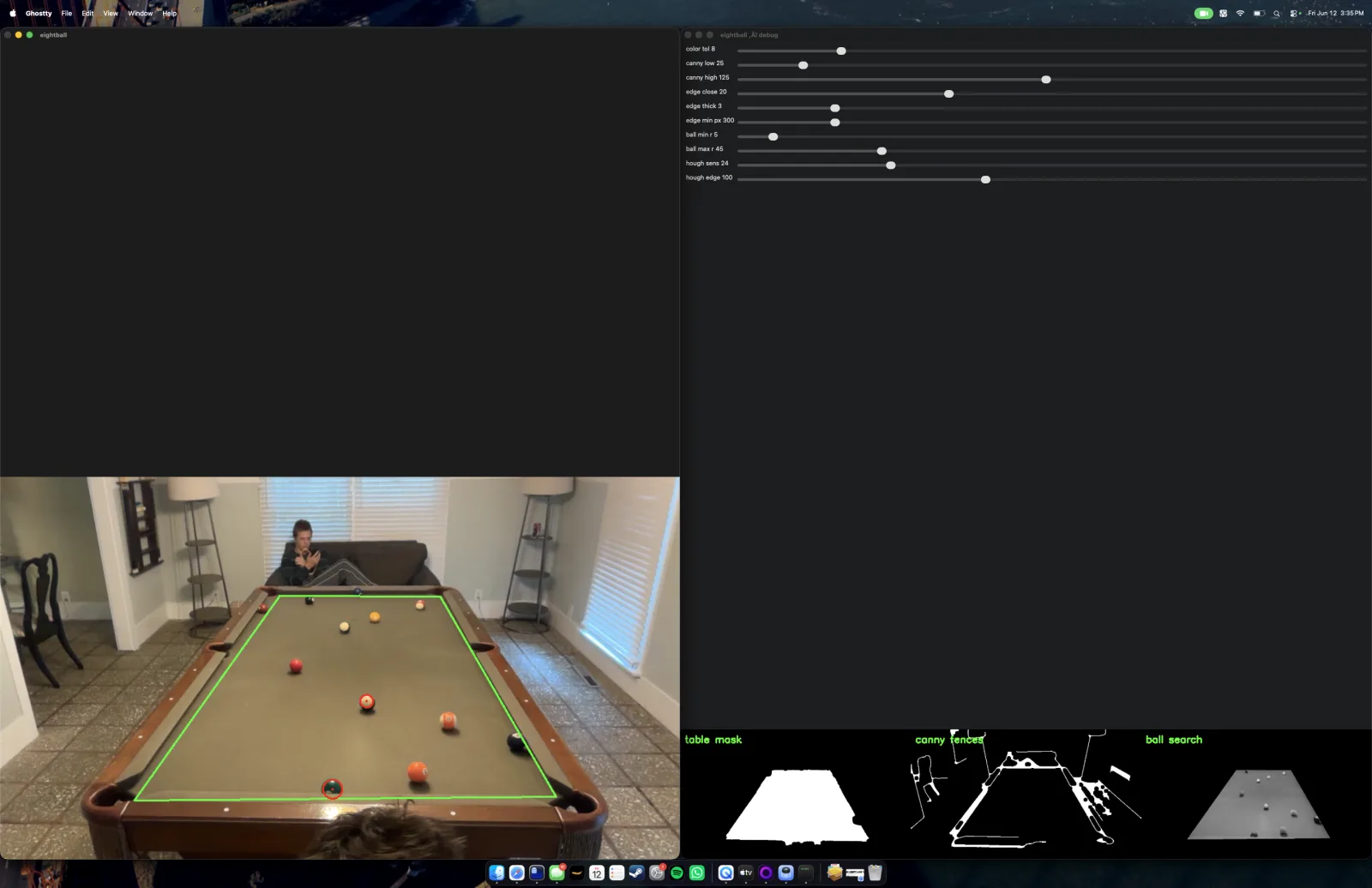 my debug setup